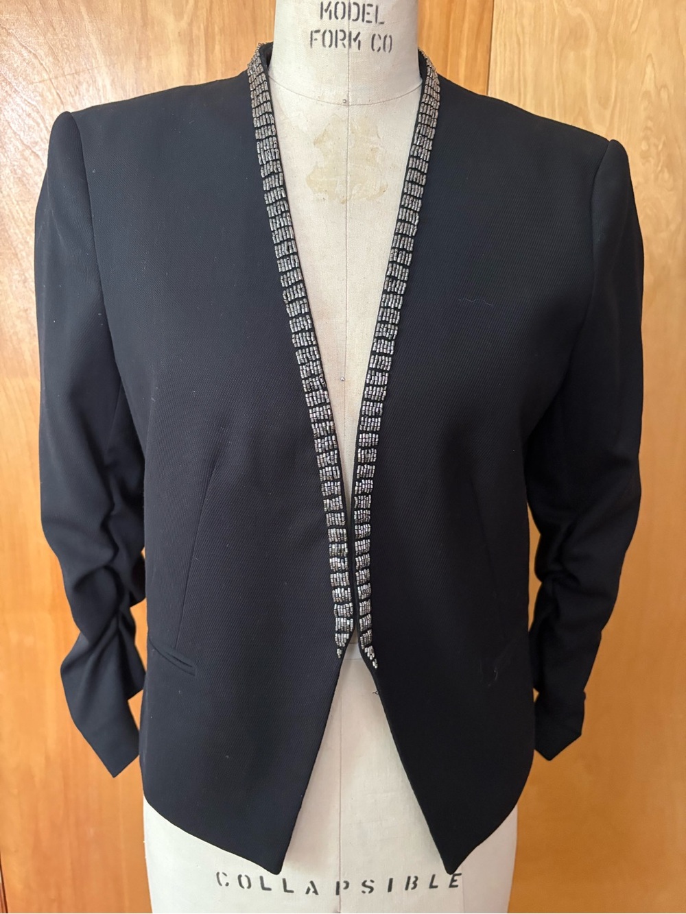 Calia by Carrie Underwood Jumpsuit & H&M Beaded Blazer Set — Sizes S / 8 - Picture 7 of 14